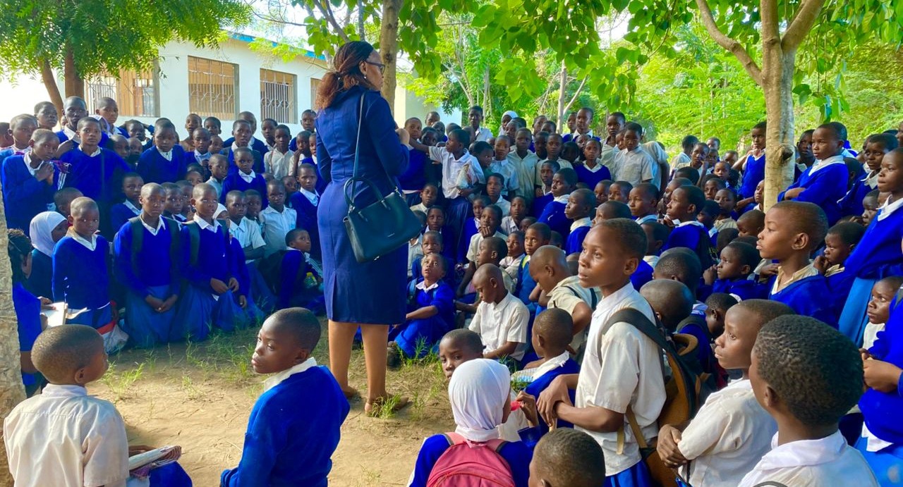 Young children engaged in early learning activities